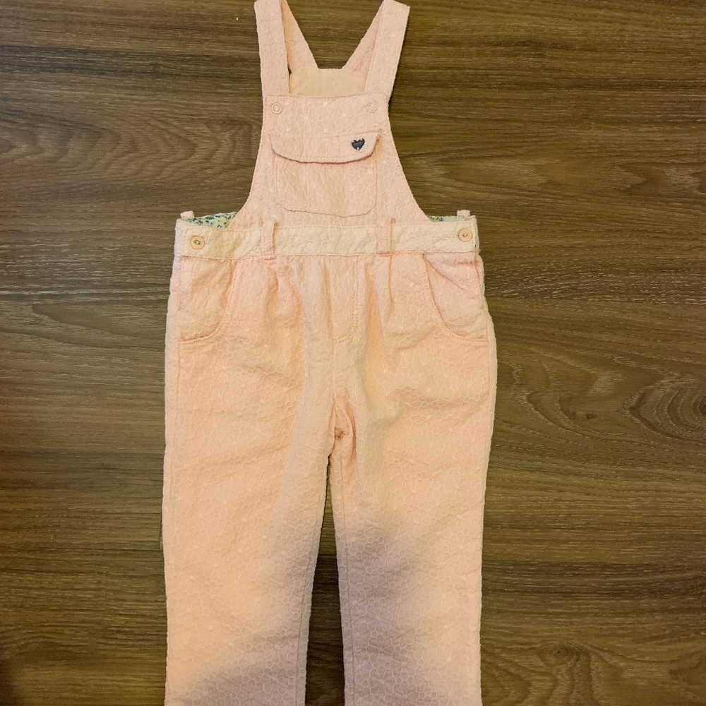 Zara baby girl overalls pink